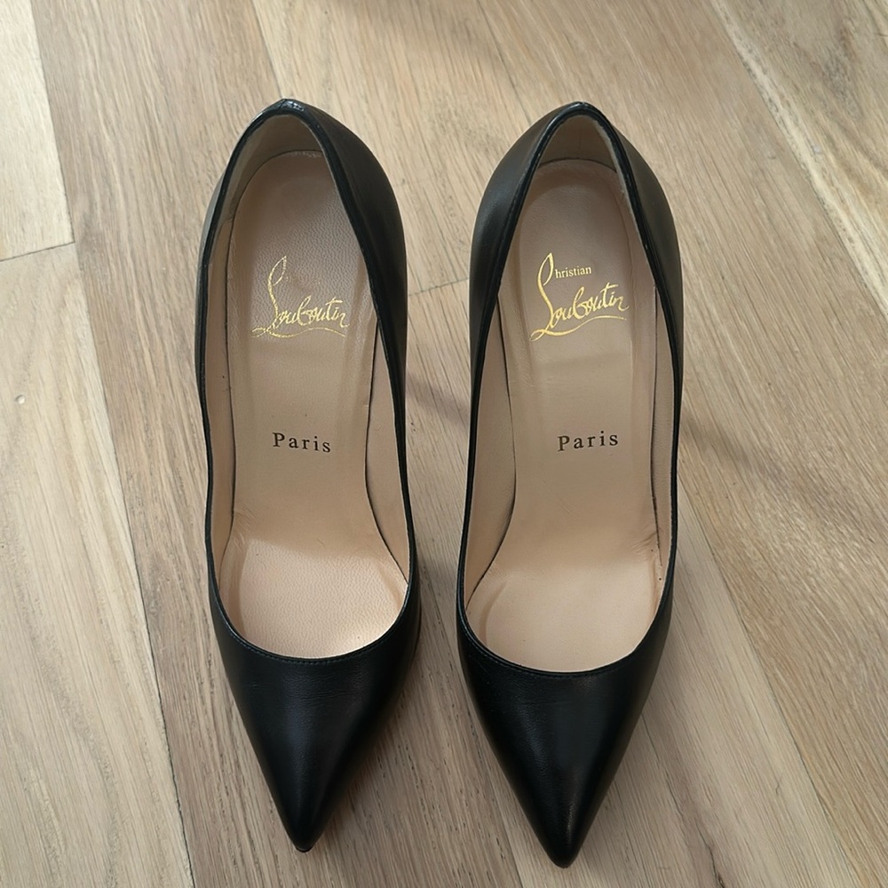 Christian Louboutin / Pigalle 100 / Black / Size 35